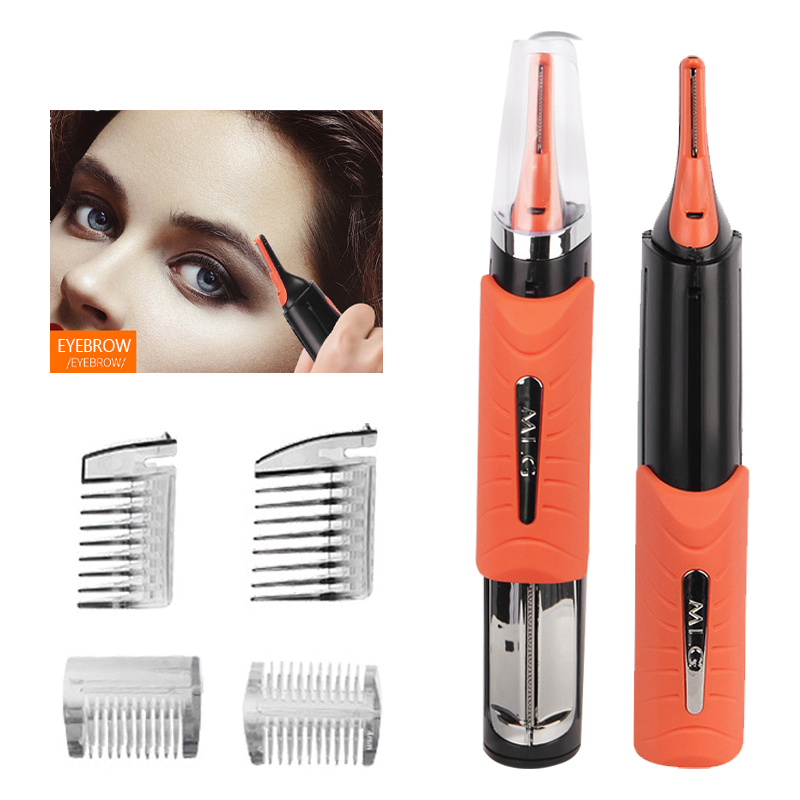 Eyebrow Razor Trimmer - Men's Multifunctional Shaver with LED Light