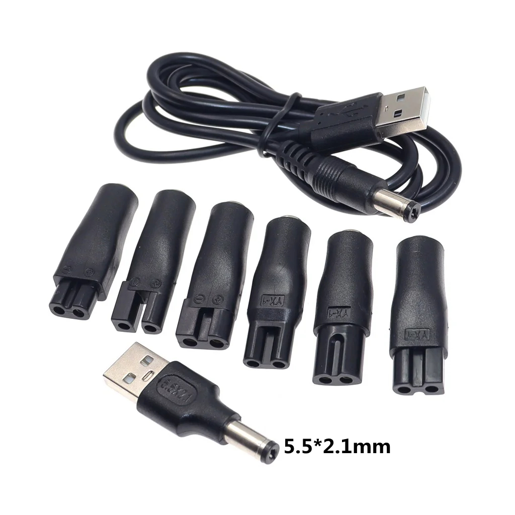 Men'S Grooming Clippers - 8PCS Replacement Power Cord 5V Charger