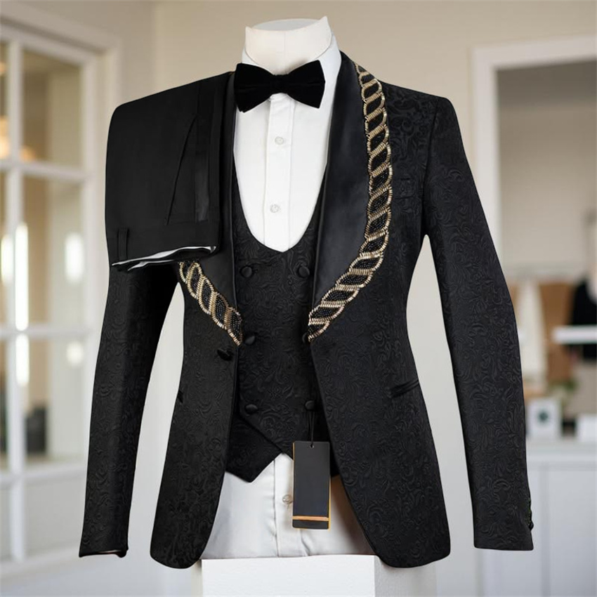 Mens Grooming Kit Luxury - Luxury Beaded Floral Suits for Men