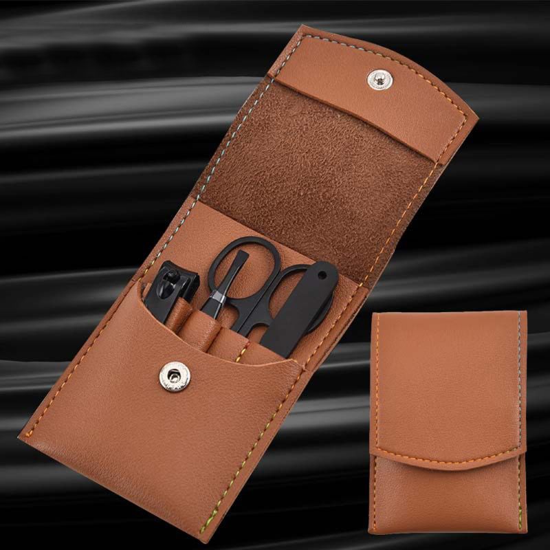 Mens Grooming Kit Case - 4 Bộ Dụng Cụ Làm Móng