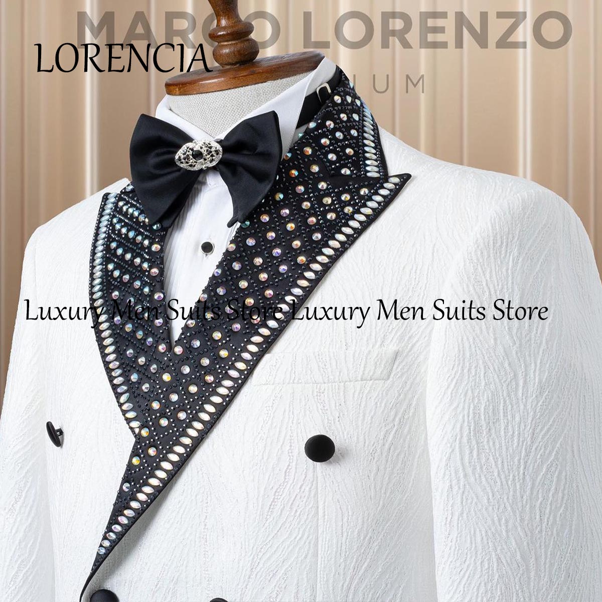 Luxury Crystals Beaded Lapel T - đánh giá và giá Mens Grooming Kit Luxury