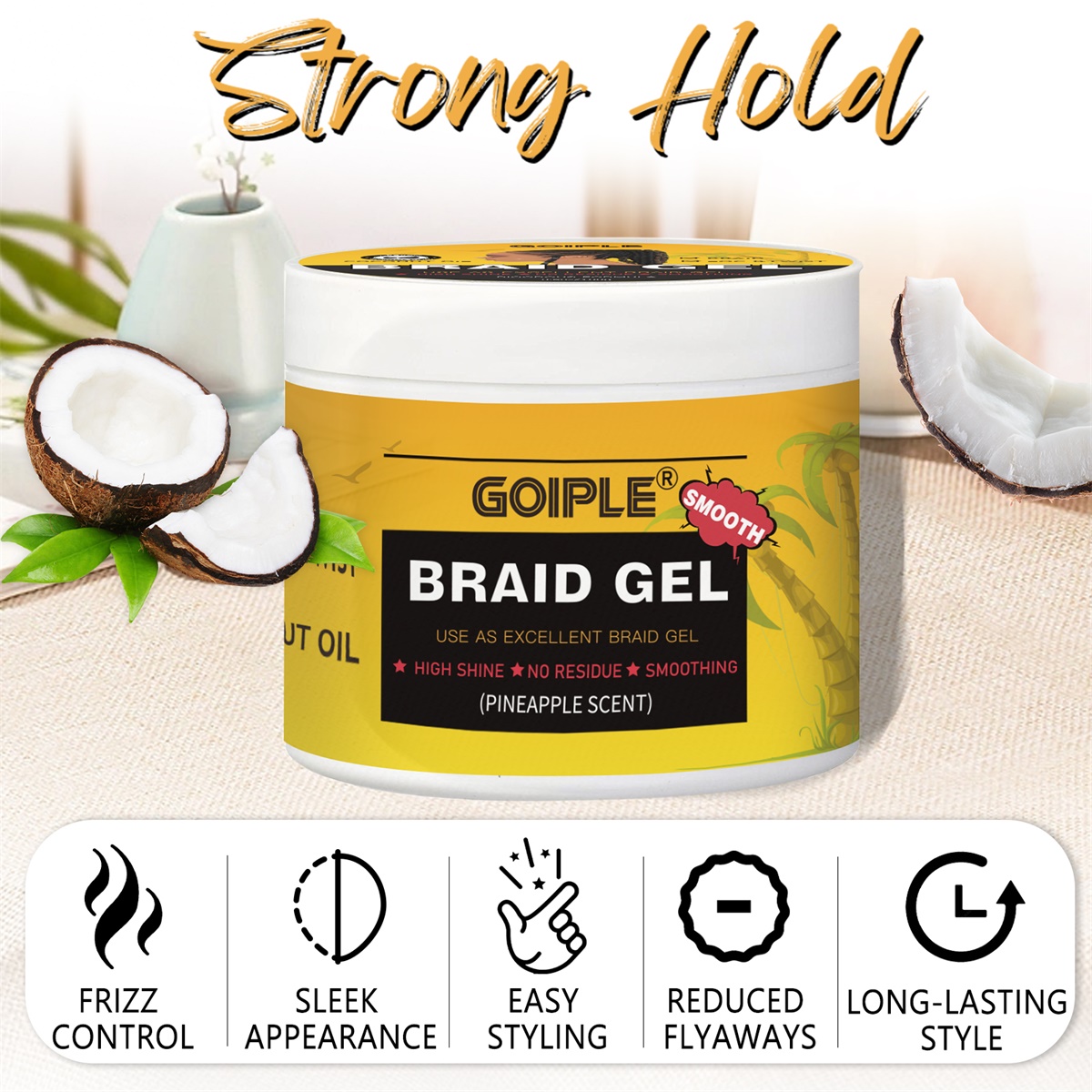 Braiding Gel High-Shine Clean  - đánh giá và giá Men'S Grooming Gel