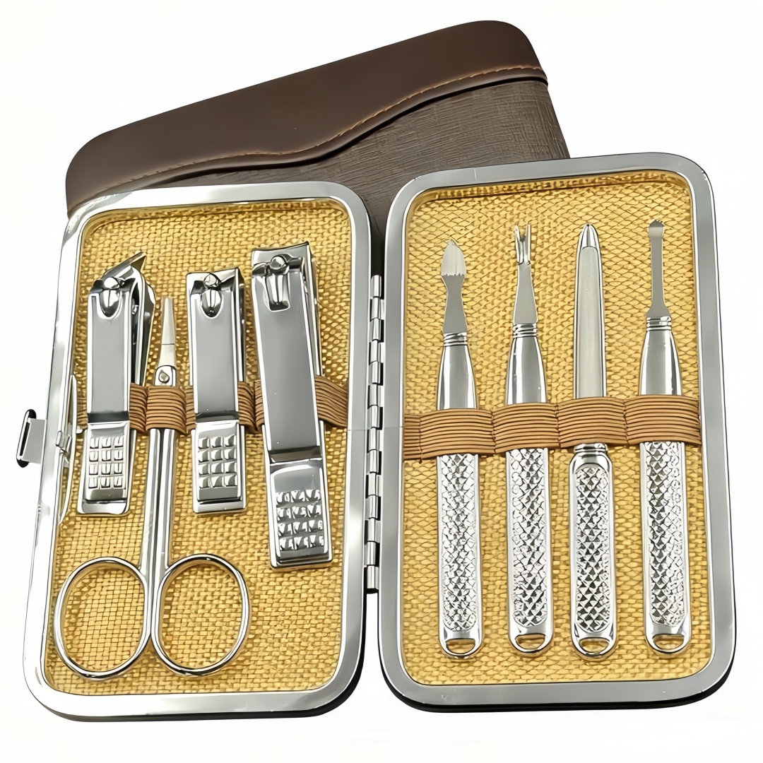 Manicure Set for Men and Women - đánh giá và giá Mens Grooming Kit Case