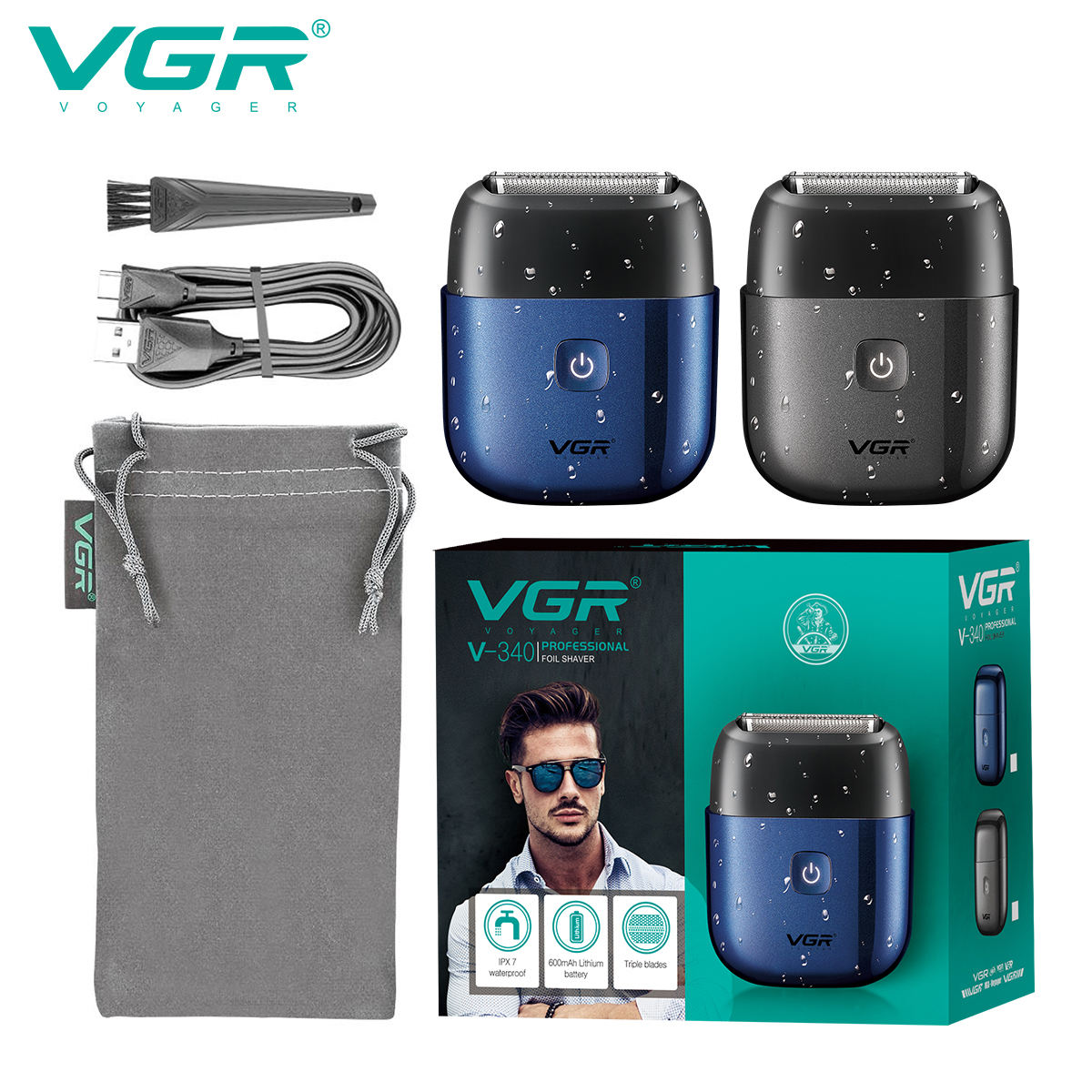 VGR 340 Shaver Professional El - đánh giá và giá Eyebrow Razor Trimmer
