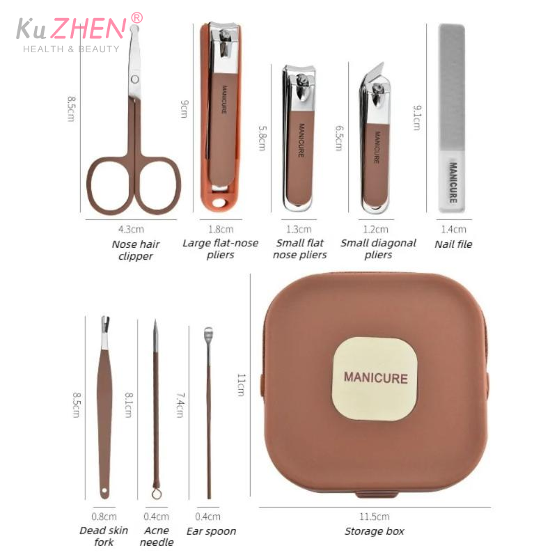 Nail Care Kit Anti-Splatter Ma - đánh giá và giá Mens Grooming Kit Case