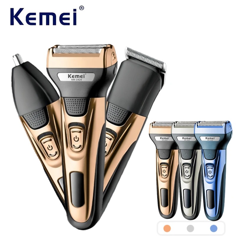 Kemei KM-1429 3 in 1 Electric  - đánh giá và giá Eyebrow Razor Trimmer