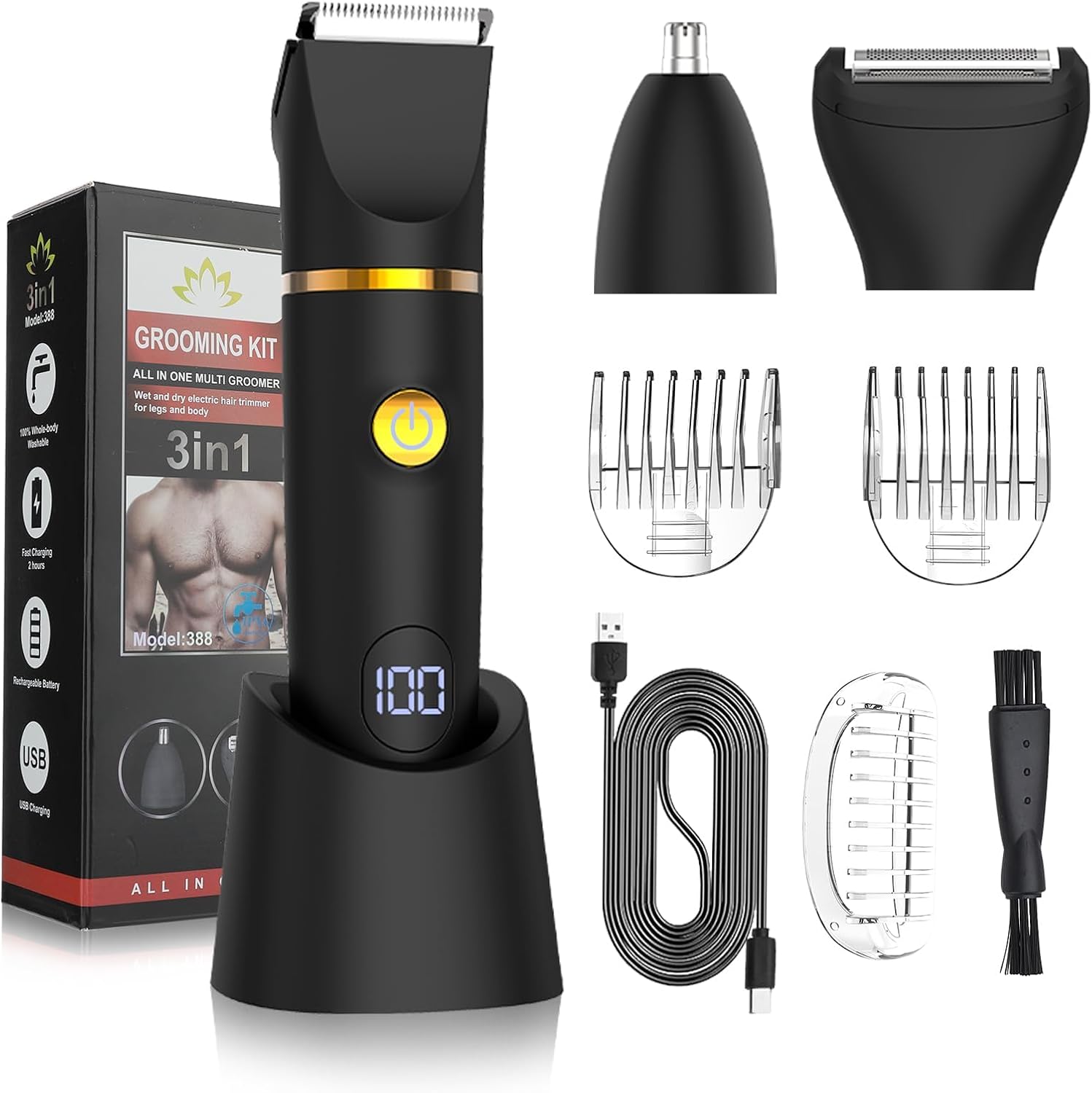 Body Trimmer for Men Woman, 3  - đánh giá và giá Men'S Grooming Nose And Ear