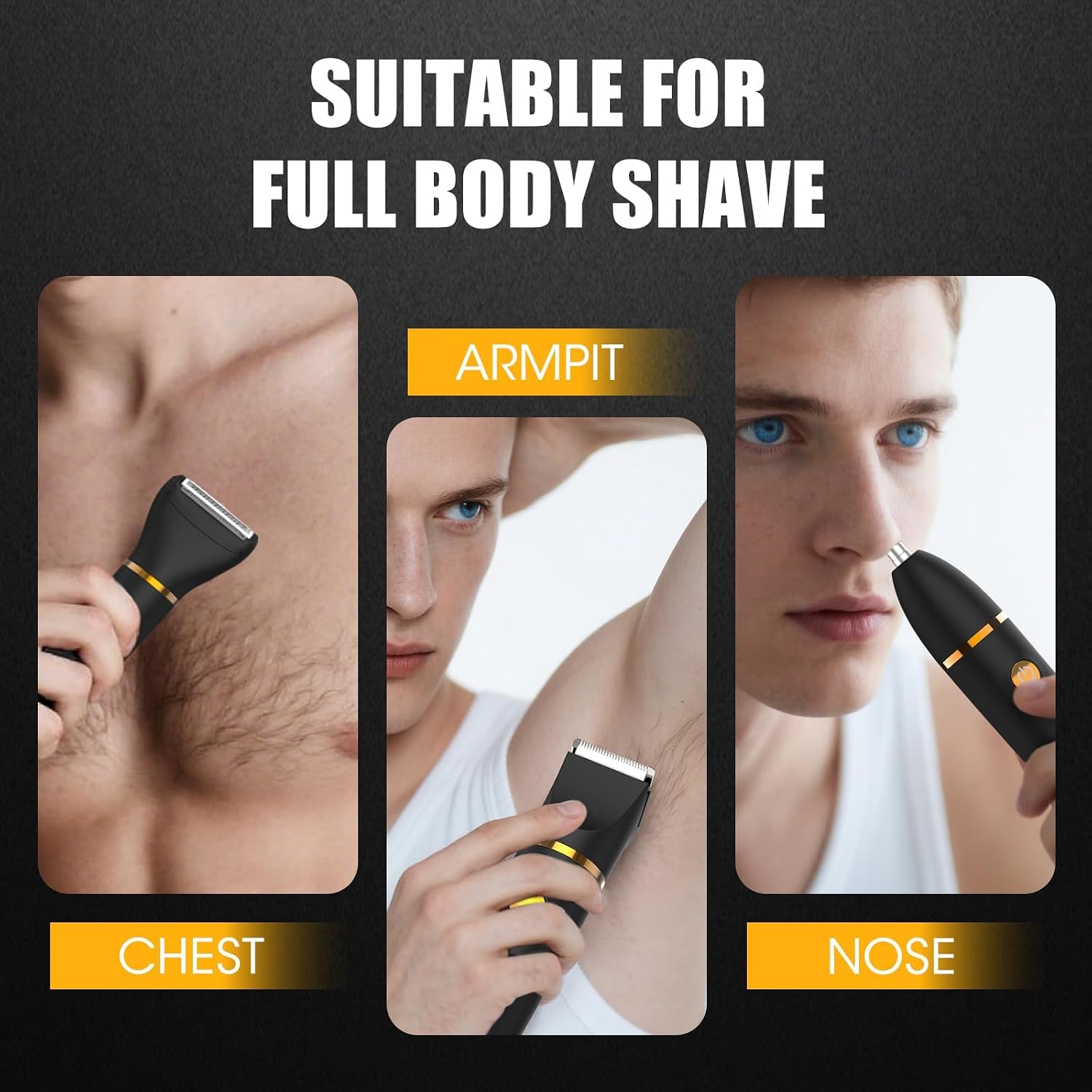 Body Trimmer for Men Woman, 3  - đánh giá và giá Men'S Grooming Nose And Ear