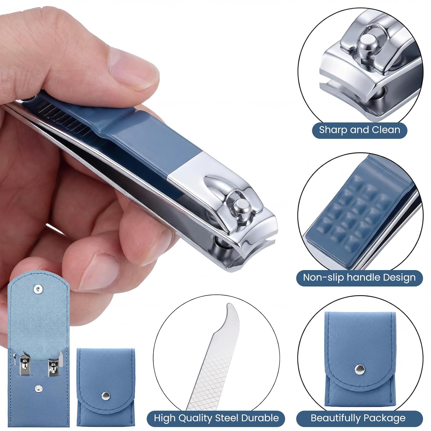 Travel Manicure Kit, 5 PCS/Set - đánh giá và giá Mens Grooming Kit Case
