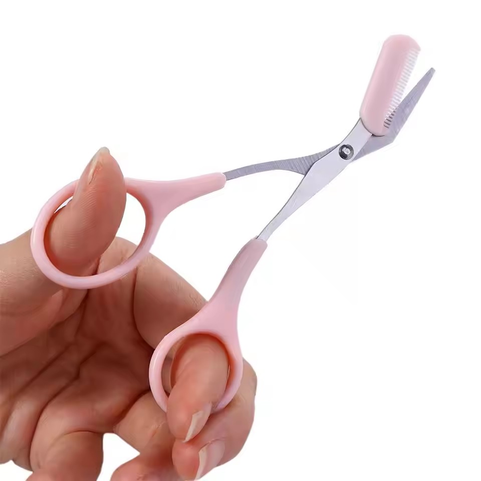 Safe Eyebrow Scissors with Com - đánh giá và giá Eyebrow Razor Trimmer