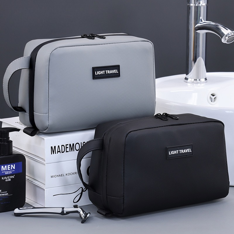 Waterproof Handheld Makeup Bag - đánh giá và giá Mens Grooming Kit Case