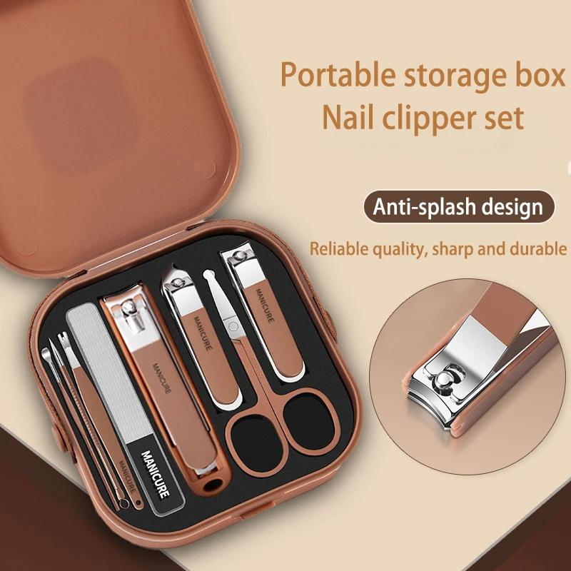 Nail Care Kit Anti-Splatter Ma - đánh giá và giá Mens Grooming Kit Case