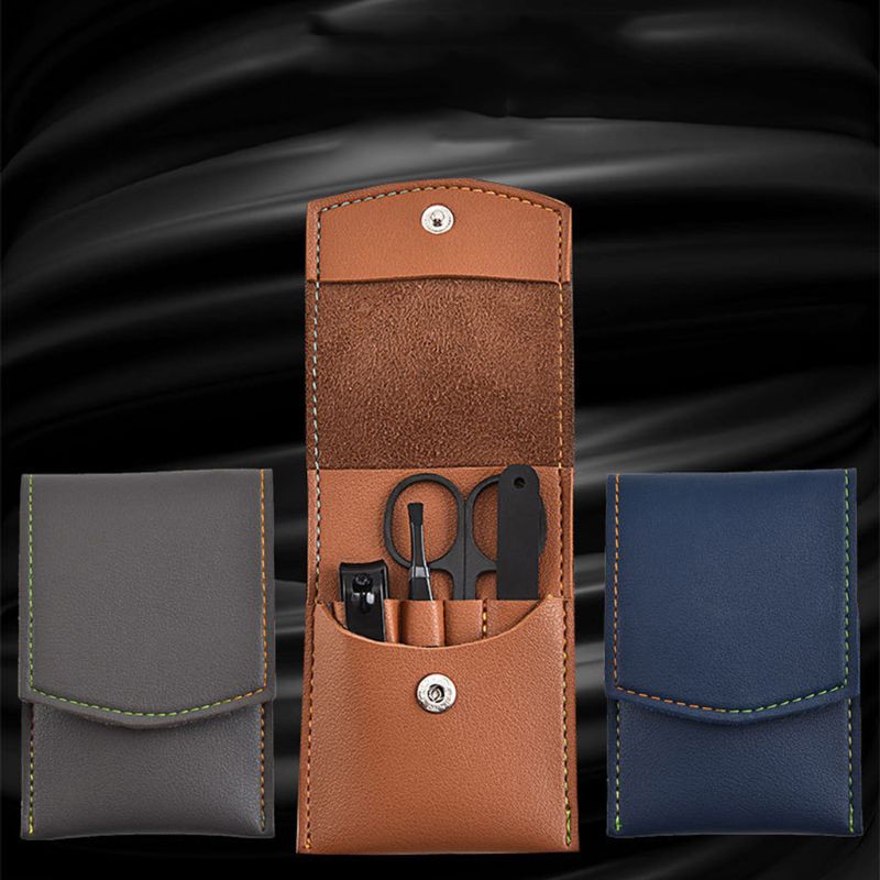 4 Bộ Dụng Cụ Làm Móng 10 Ngón  - đánh giá và giá Mens Grooming Kit Case