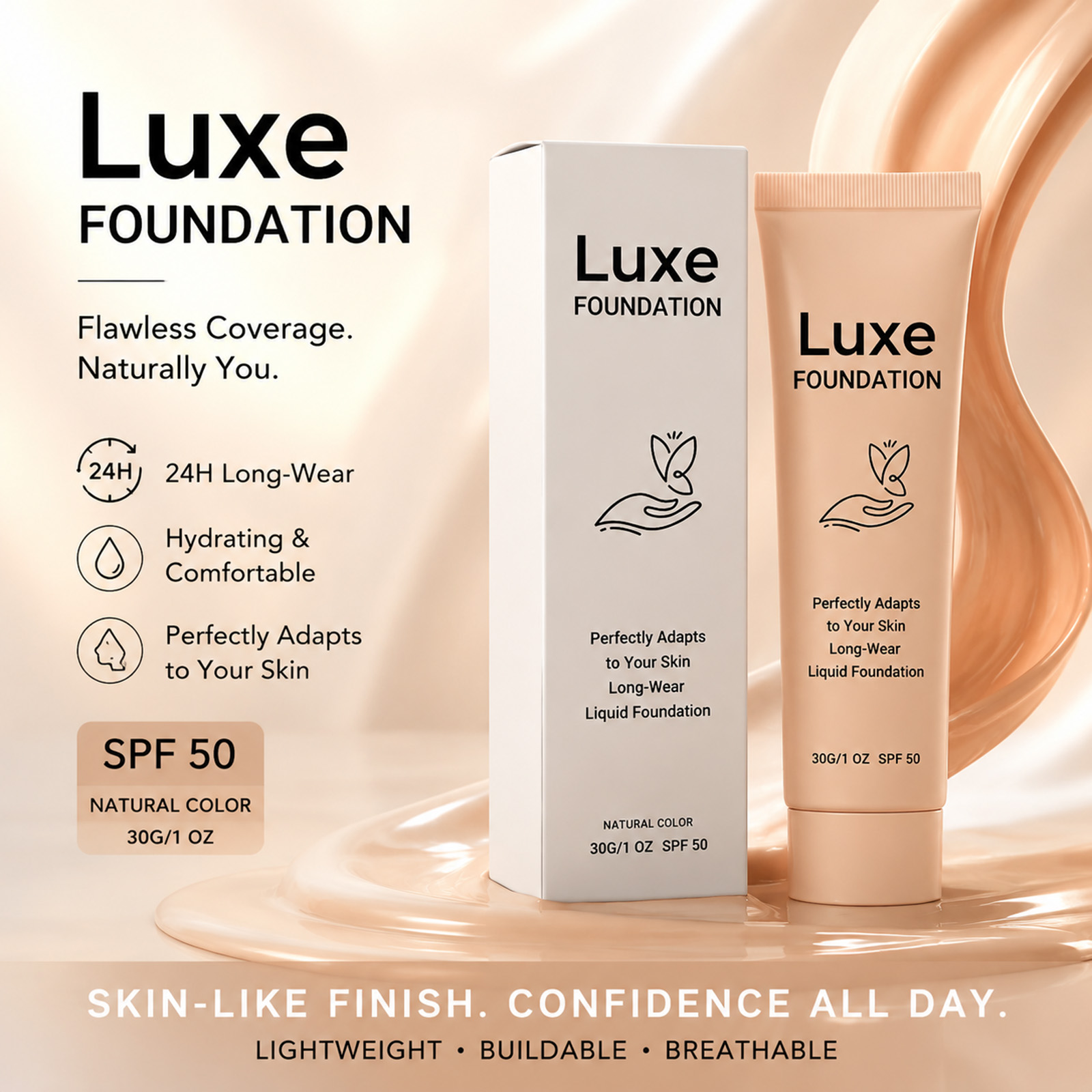 SPF 50+ Color Changing Foundat - đánh giá và giá Face Moisturizer Spf