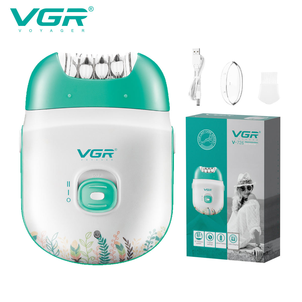 VGR 726 New Epilator Women Sha - đánh giá và giá Eyebrow Razor Trimmer
