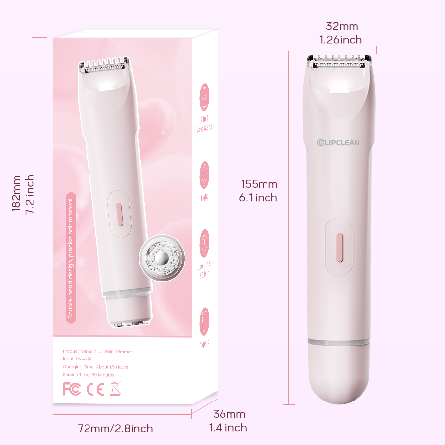 Double-headed women's bikini t - đánh giá và giá Eyebrow Razor Trimmer