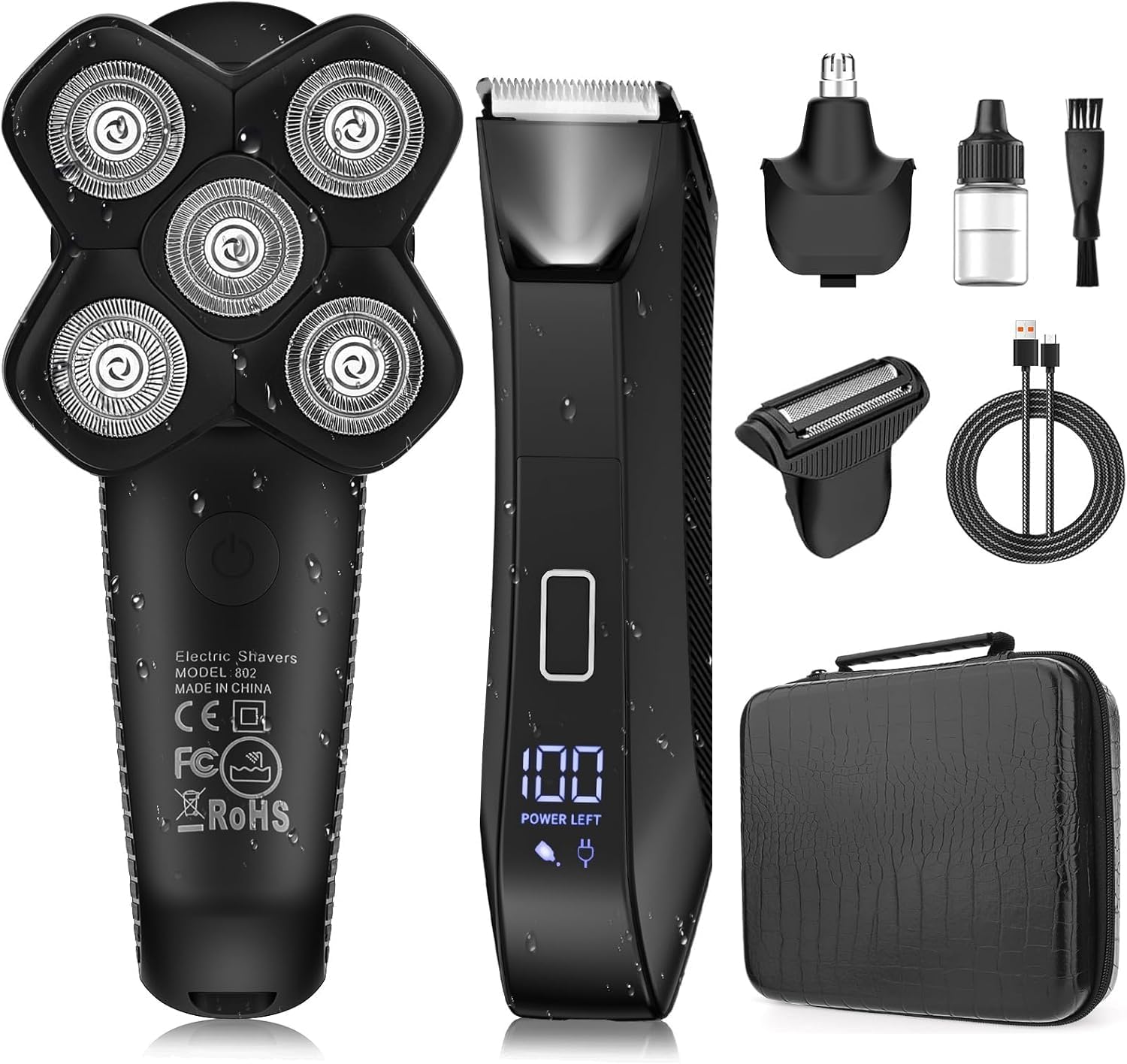 Bald Head & Body Shavers for M - đánh giá và giá Mens Grooming Kit Case