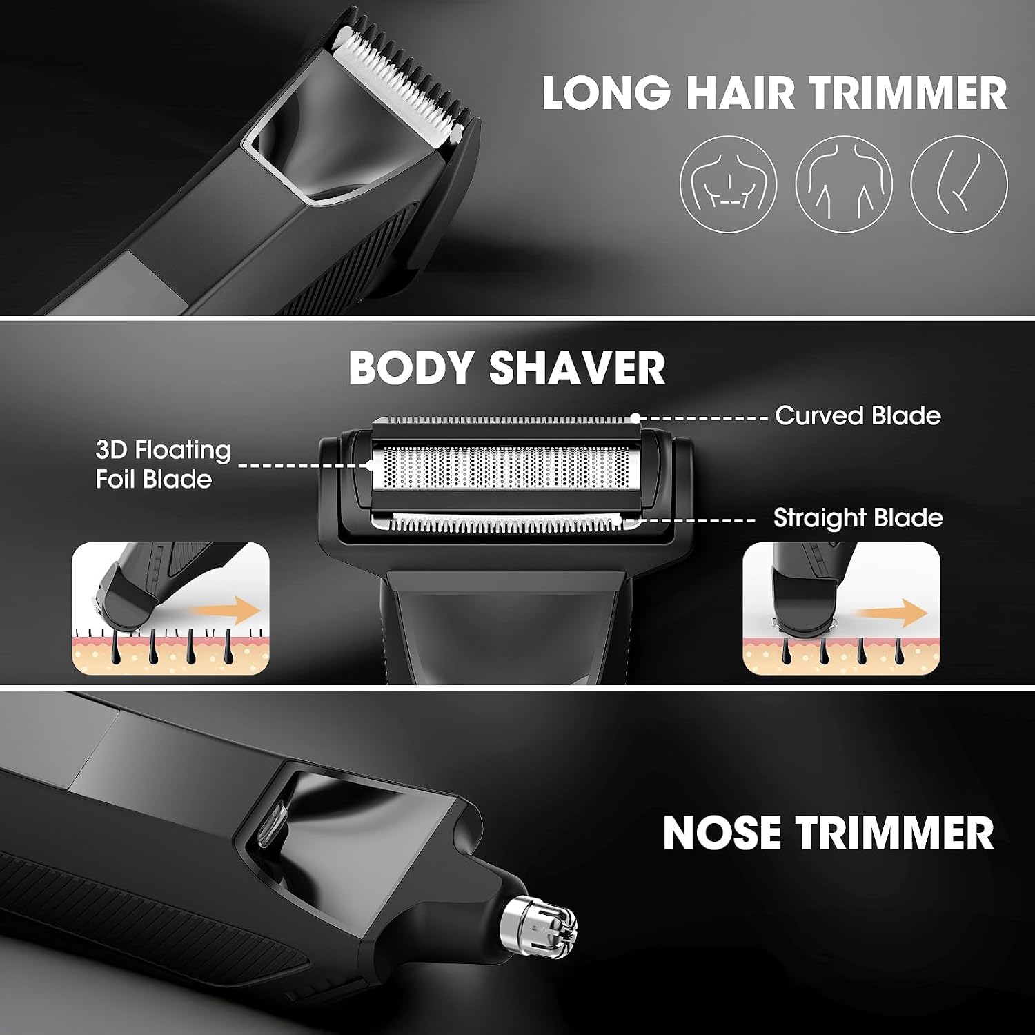 Bald Head & Body Shavers for M - đánh giá và giá Mens Grooming Kit Case