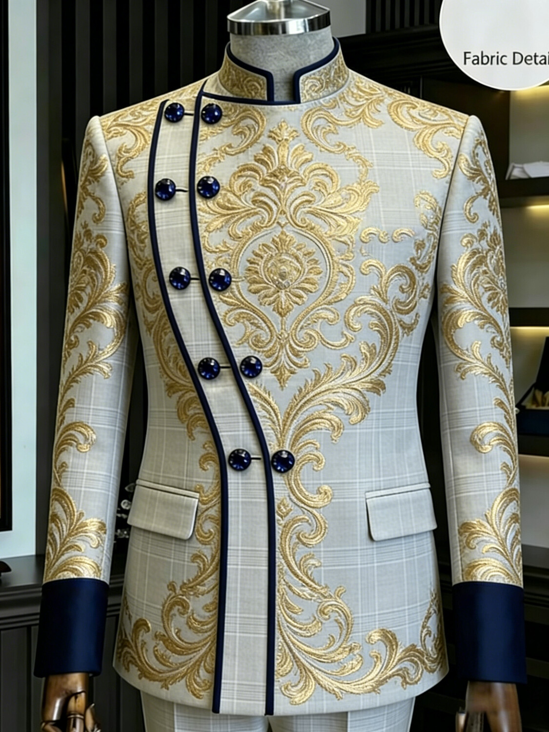 Men Luxury Gold Print Suit Jac - đánh giá và giá Mens Grooming Kit Luxury