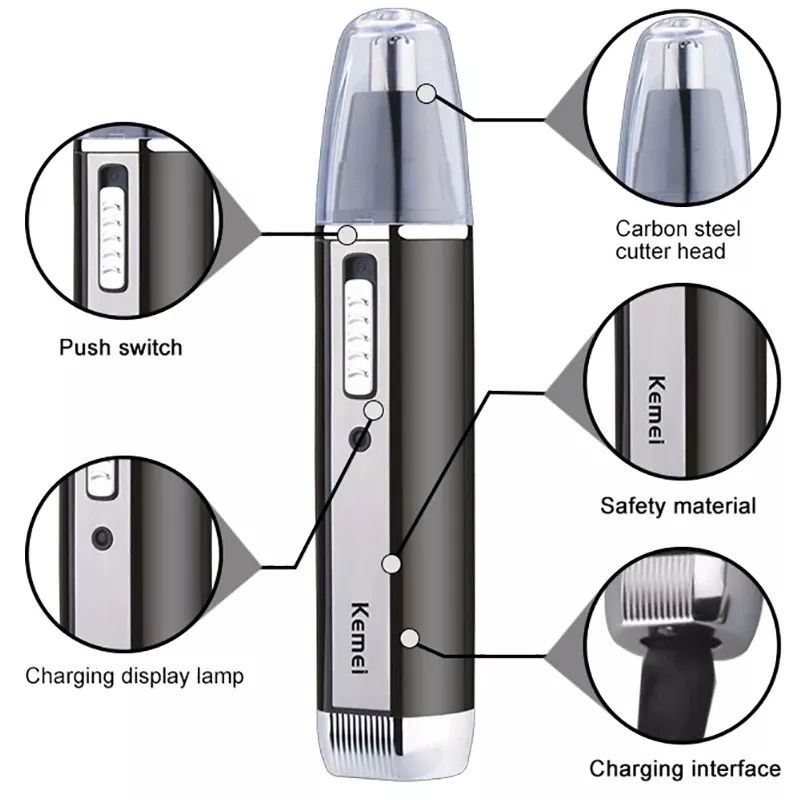 Kemei Rechargeable Electric Al - đánh giá và giá Men'S Grooming Nose Hair Trimmer