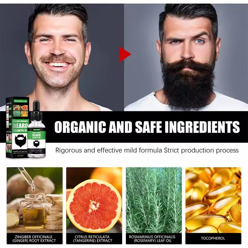 Fast Natural Mature Men Beard  - đánh giá và giá Ingrown Hair Serum