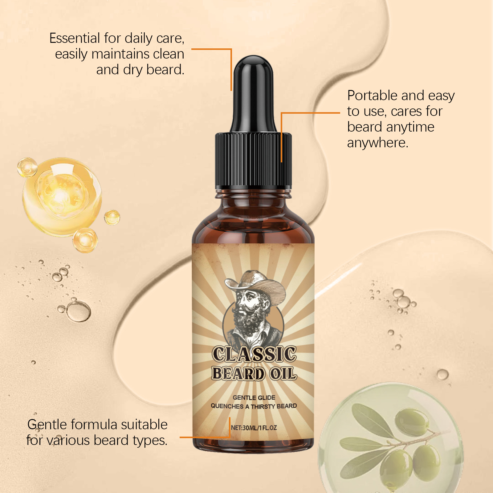 Beard Growth Care Essential Oi - đánh giá và giá Ingrown Hair Serum